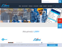 Tablet Screenshot of libra.com.pl
